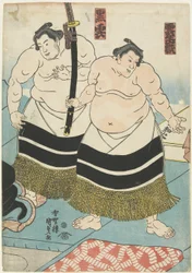Die Ringer Unjo_dake und Kurokumo, 1843-1847